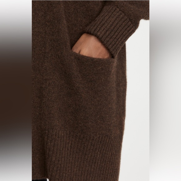 NWOT Vince Raglan Sleeve Cashmere Cardigan in Brown (Small)-Perfect Fall Sweater - Picture 4 of 13